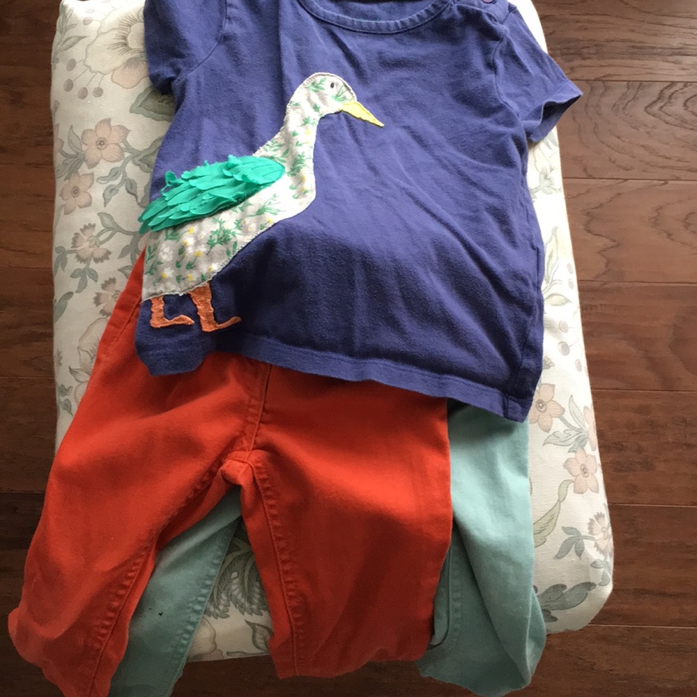 Mini Boden pants and shirt